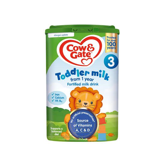 Cow & Gate 3 Growing Up Milk Formula from (1-2 Years) 800gm ( UK )