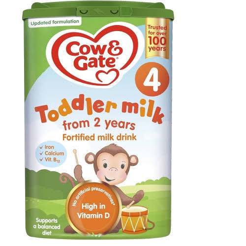 Cow & Gate 4 Toddler Baby Milk Powder Formula (2-3 Years) 800gm ( UK )