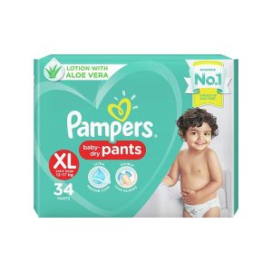 Pampers Baby Diaper Pant XL (12-17kg) 34 Pices