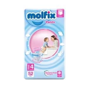 Molfix Baby Diaper Pant System 4 Maxi (9-14 kg) 52 Pices ( Turkey )