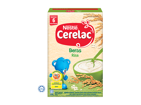 Cerelac Infant Cereals Beras Rice 250 Gm ( Malaysia )