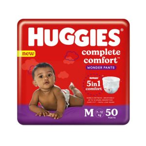 Huggies Complete Comfort Pant Syatem M (7 to 12) kg 50 Pices