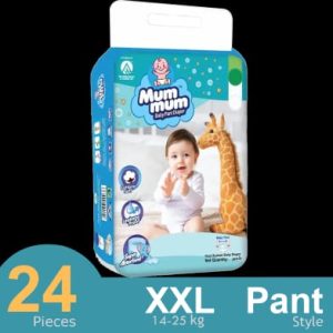 Akij Mum Mum Pant Diapers XXL Size (14-25kg) 24 Pices