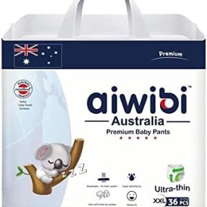 Aiwibi Australian Premium Baby Diaper Pant System XXL size (16 to 21) Kg 36 Pices