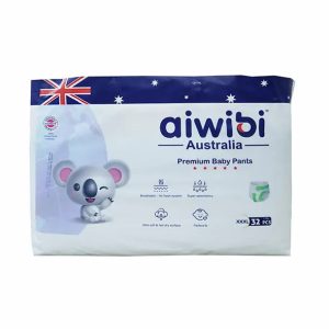 Aiwibi Australian Premium Baby Diaper Pant System XXXL size (20+) Kg 32 Pices
