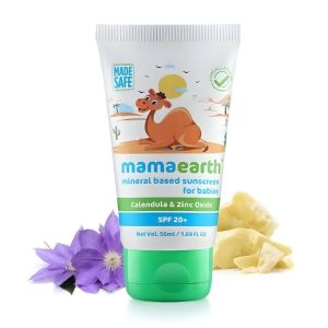 Mamaearth Mineral Based Sunscreen for Babies 50gm (Indian)