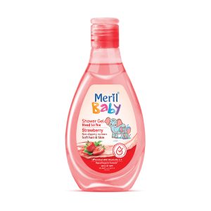 Meril Baby Shower Gel Strawberry Head to Toe 200ml