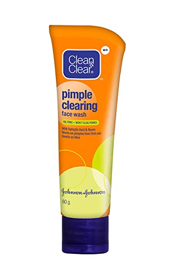 Clean & clear face wash tube
