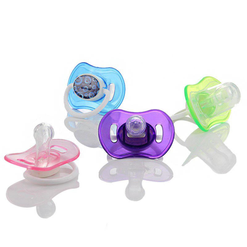 Food Grade Silicone Baby Pacifiers Teethers Toddler Pacifier Orthodontic Soothers Teat For Baby Pacifier (1 Pieces)