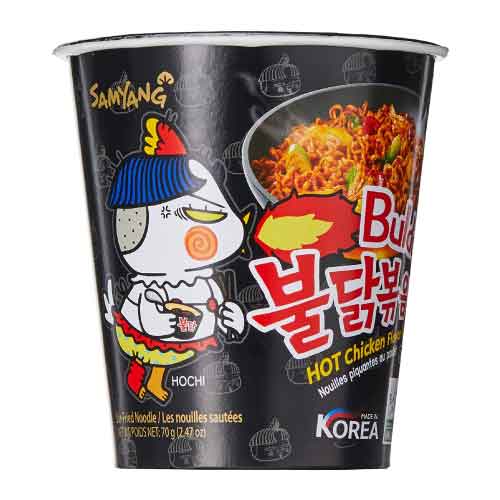 Hot Chicken flavor cup ramen 70gm