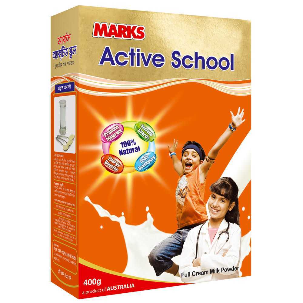 Marks Active School Milk Powder 350 gm