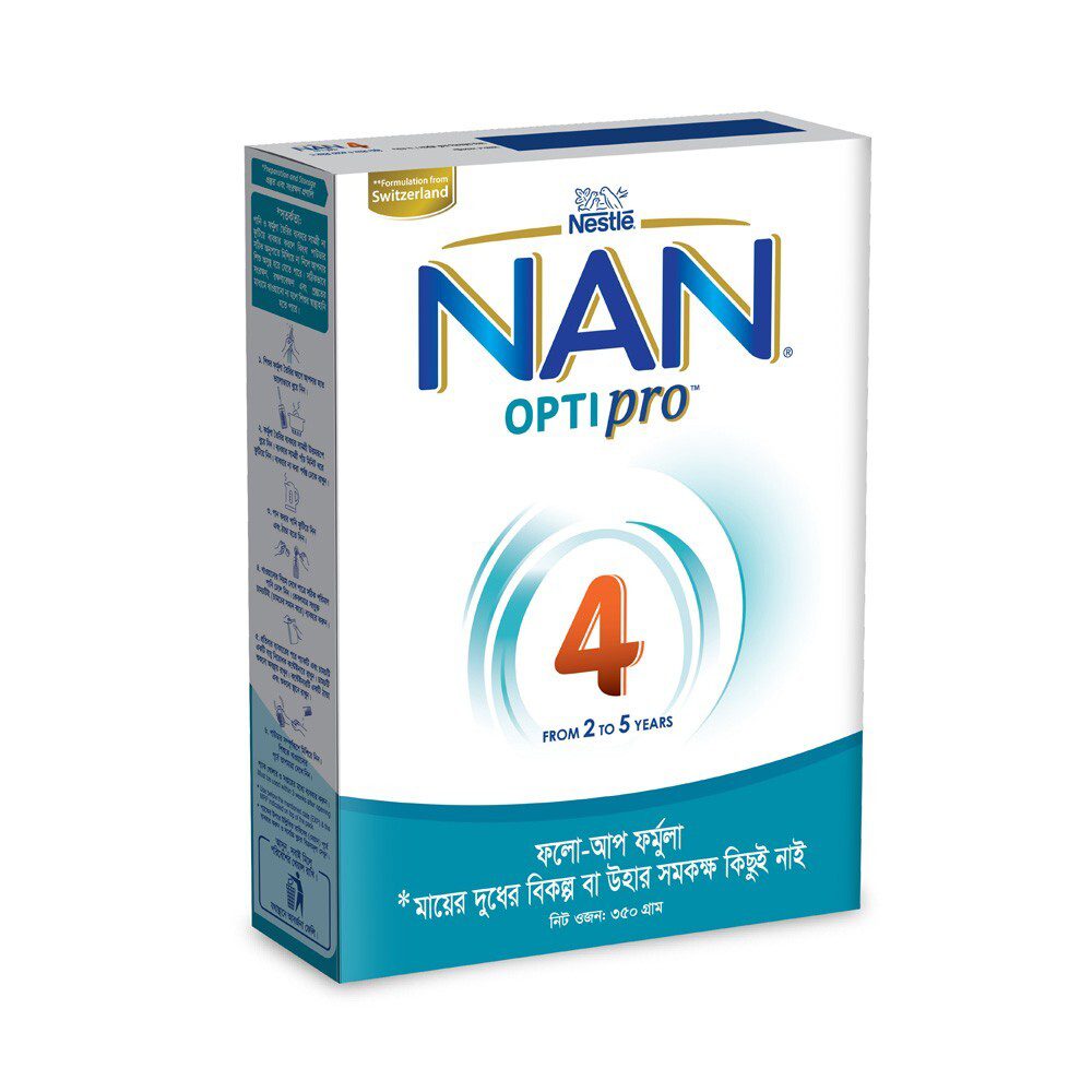 NAN 4 OPTIPRO Infant Formula Milk (From 2 to 5 years) 350 gm ( Bangladeshi )