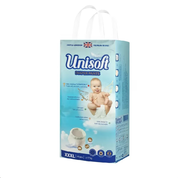 Unisoft Baby Diaper Pants 4XL size (20Kg+) 48pcs (UK)