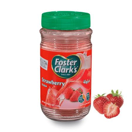 Foster Clark's Strawberry Flavor 450 Gm ( Made in Malta )