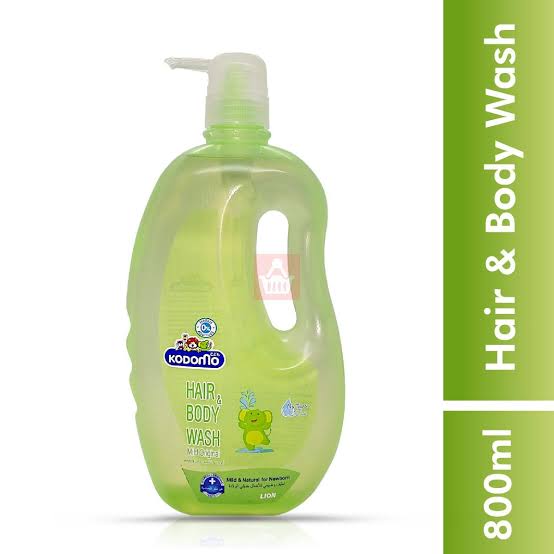 Kodomo Baby Hair Body Wash 800 ml