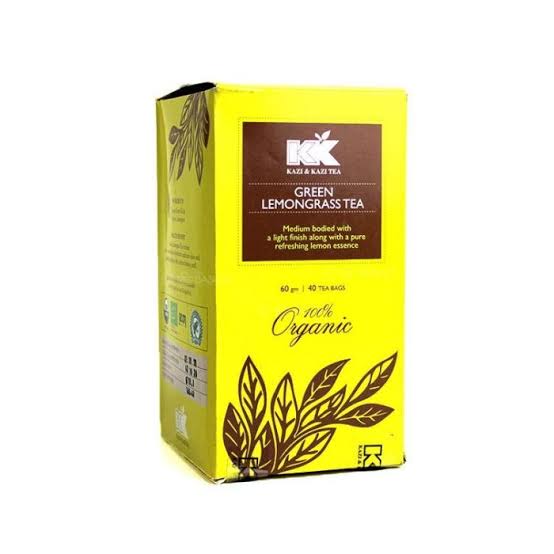 Kazi & Kazi Green Lemongrass Tea 40 Tea Bags 60 Gm