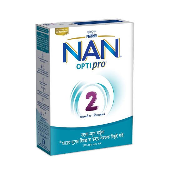 NAN 2 OPTIPRO Infant Formula Milk (From 6 to 12 months) 350 gm ( Bangladeshi )