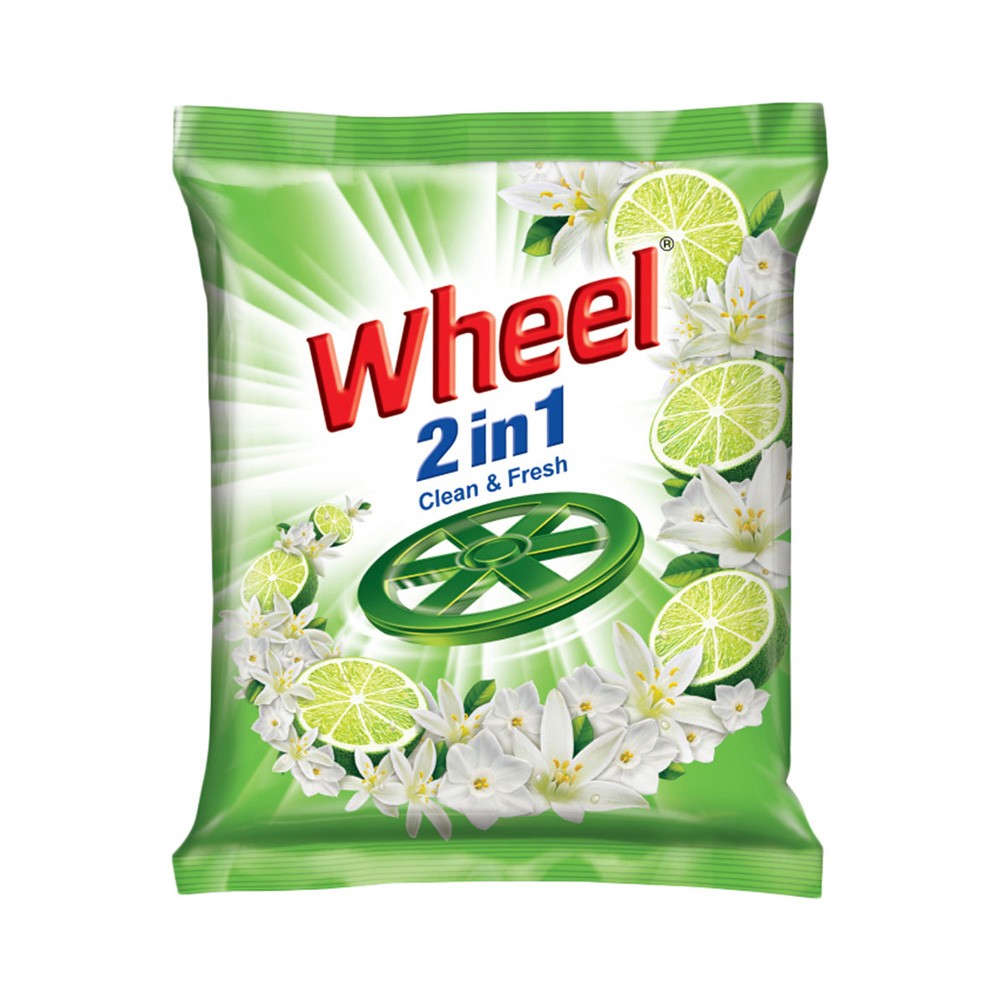 Wheel Washing Powder 2 in 1 Clean & Fresh 1kg