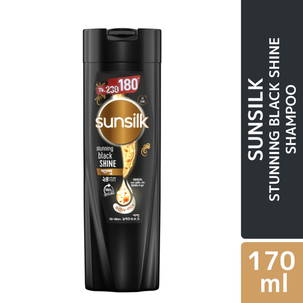 Sunsilk Stunning Black Shine Shampoo 170 ml