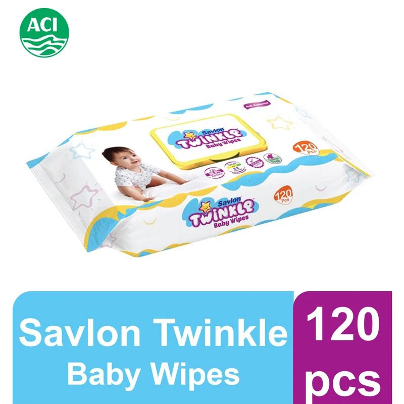 Twinkle Baby Wipes Pouch 120 Pices
