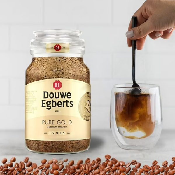 Douwe Egberts Pure Gold Medium Roast Instant Coffee 190gm