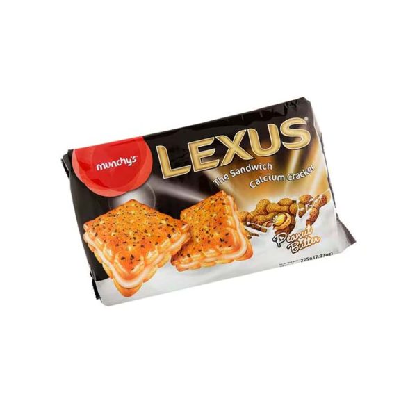Munchys Lexus Cheese Cream Sandwich Calcium Cracker Biscuits  225gm