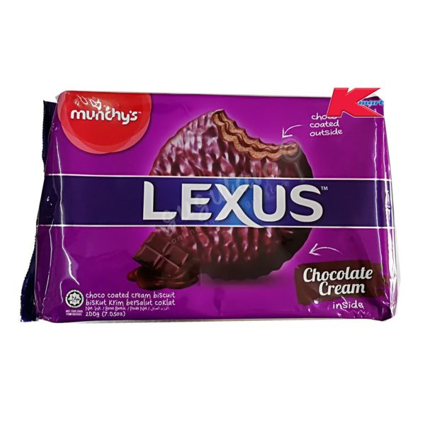 Munchys Lexus Choco Coated Cream Biscuits 200gm
