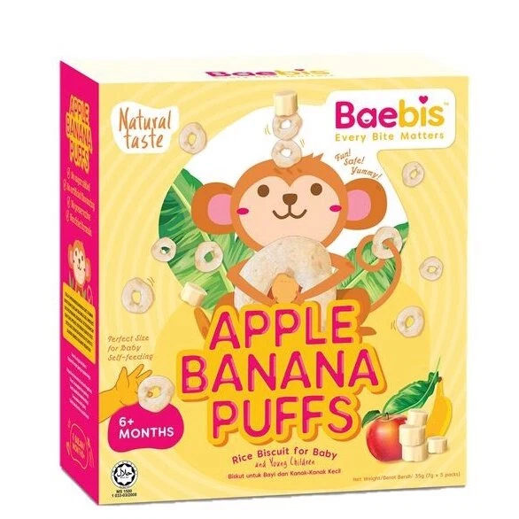 Baebis Apple Banana Puffs