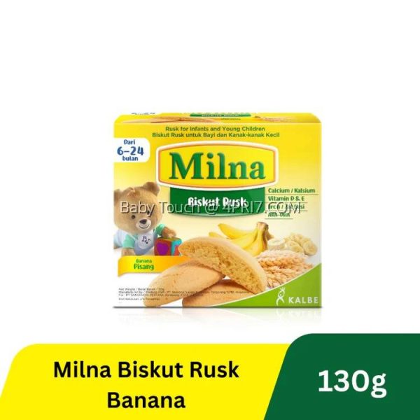 Milna Biskut Rusk Banana 130gm