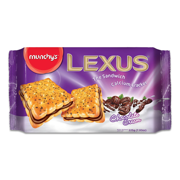 Munchy's LEXUS The Sandwich Calcium Crackers  225gm (Malaysia)