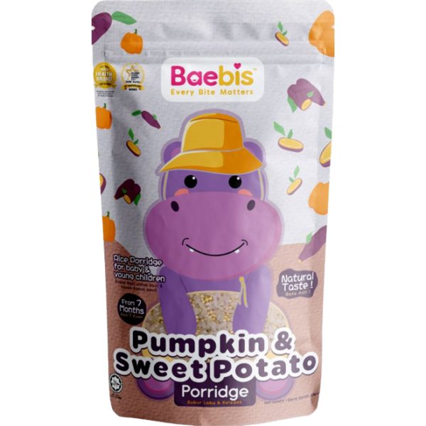 Baebis Pumpkin & Sweet Potato Porridge 7 month+