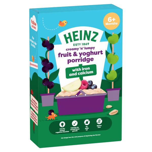 Heinz Creamy Lumpy Fruit & Yoghurt Porridge 125gm (6 month+)