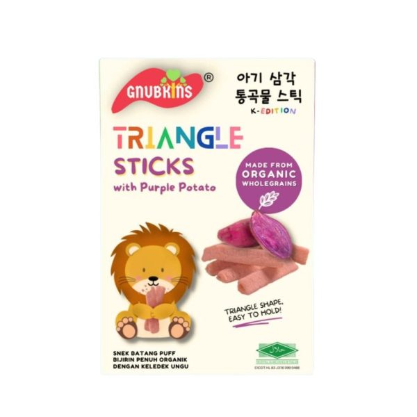Gnubkins Organic Triangle Sticks 6 month+