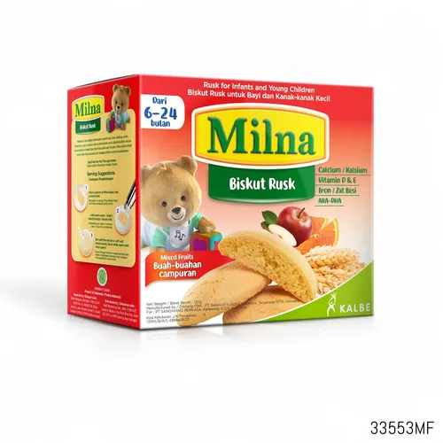 Milna Biskut Rusk Mixed Fruits 130gm