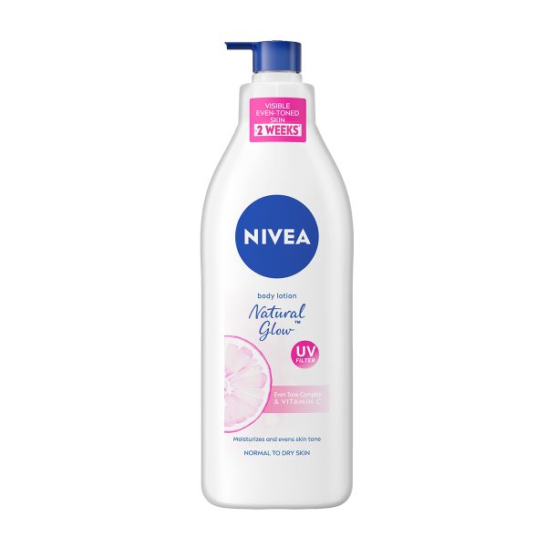 Nivea Body Lotion Natural Glow Even Tone Complex & Vitamin C for Normal to Dry Skin 400ml (Spain)