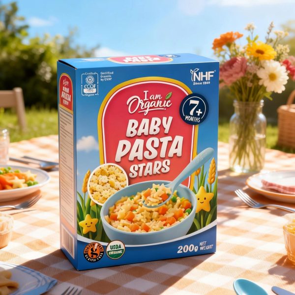 I Am Organic Baby Pasta Stars (7+Months) 200gm